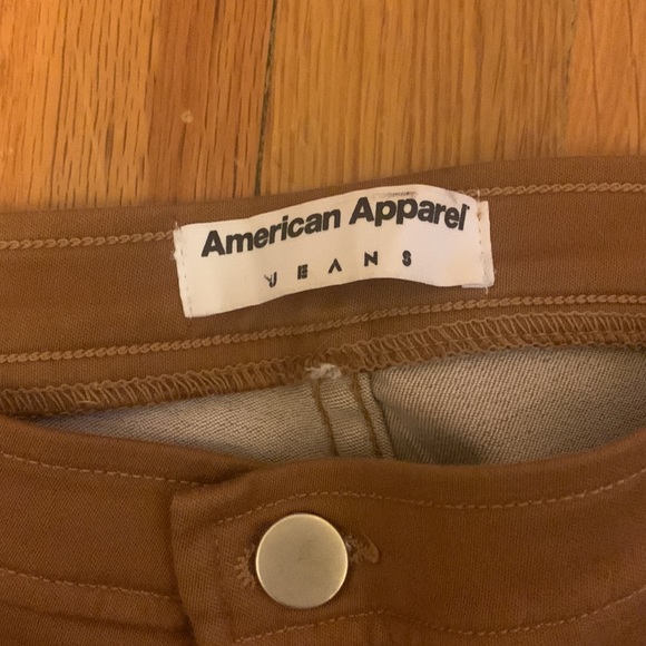 Bundle 3 for $30 American apparel camel brown easy jeans medium - Picture 6 of 7